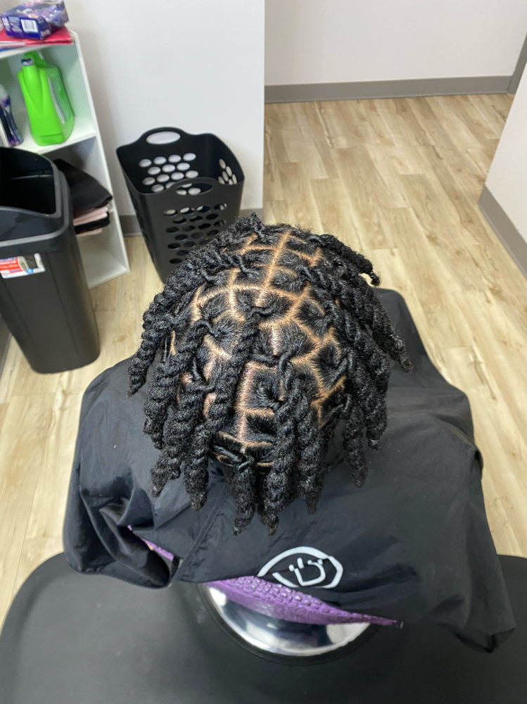 Loc Retwist +Two Strand Twist Combo