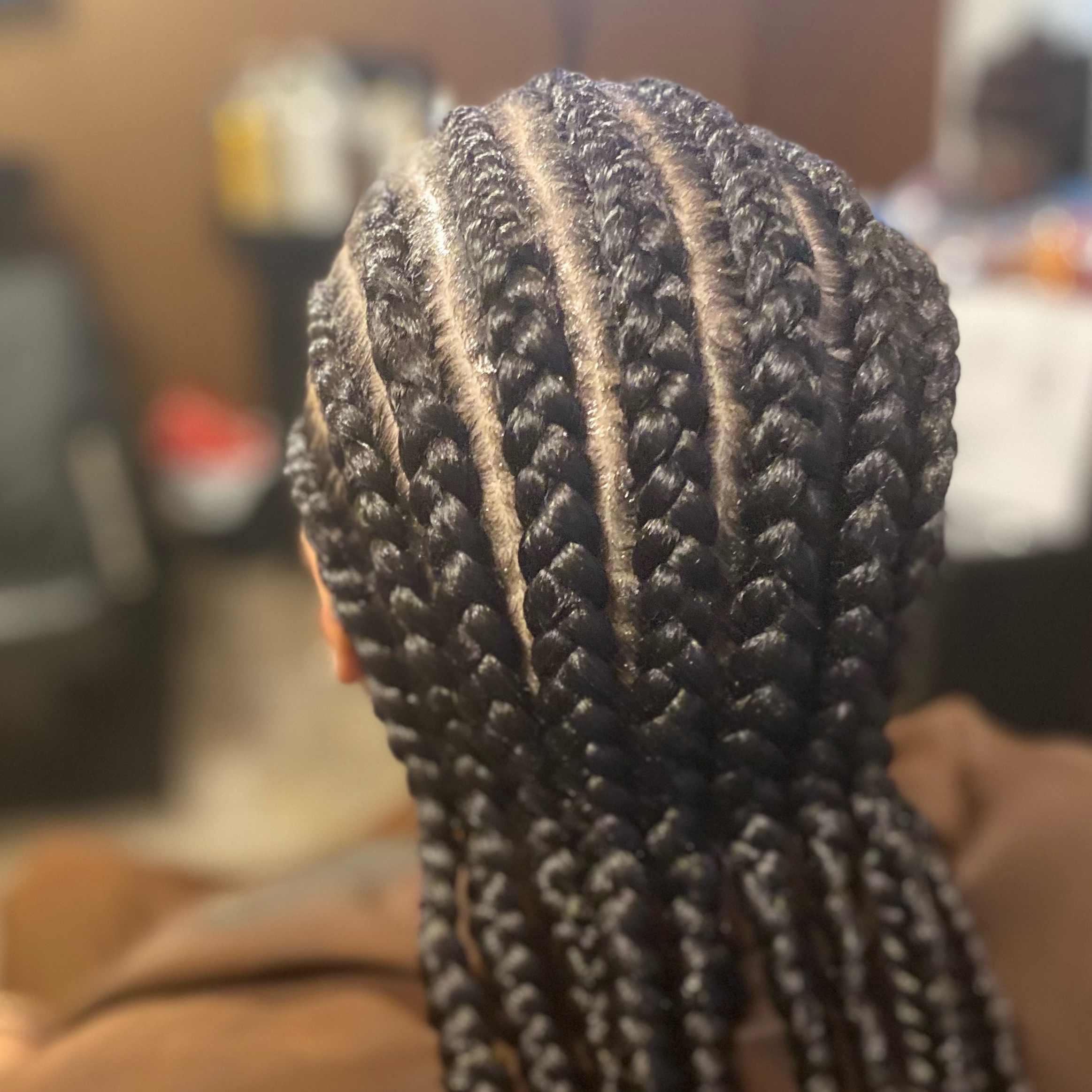 Medium Feed-In Cornrows (7-12) at Jazz It Up Studios in Capitol Heights, MD