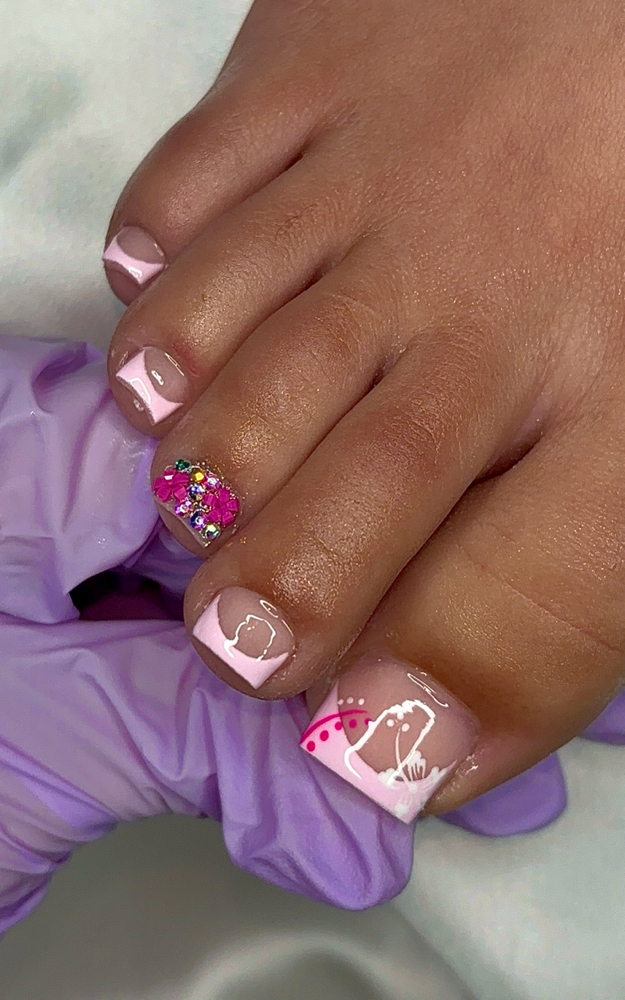 Acrylic Toe Fill (6 Weeks Or Less)