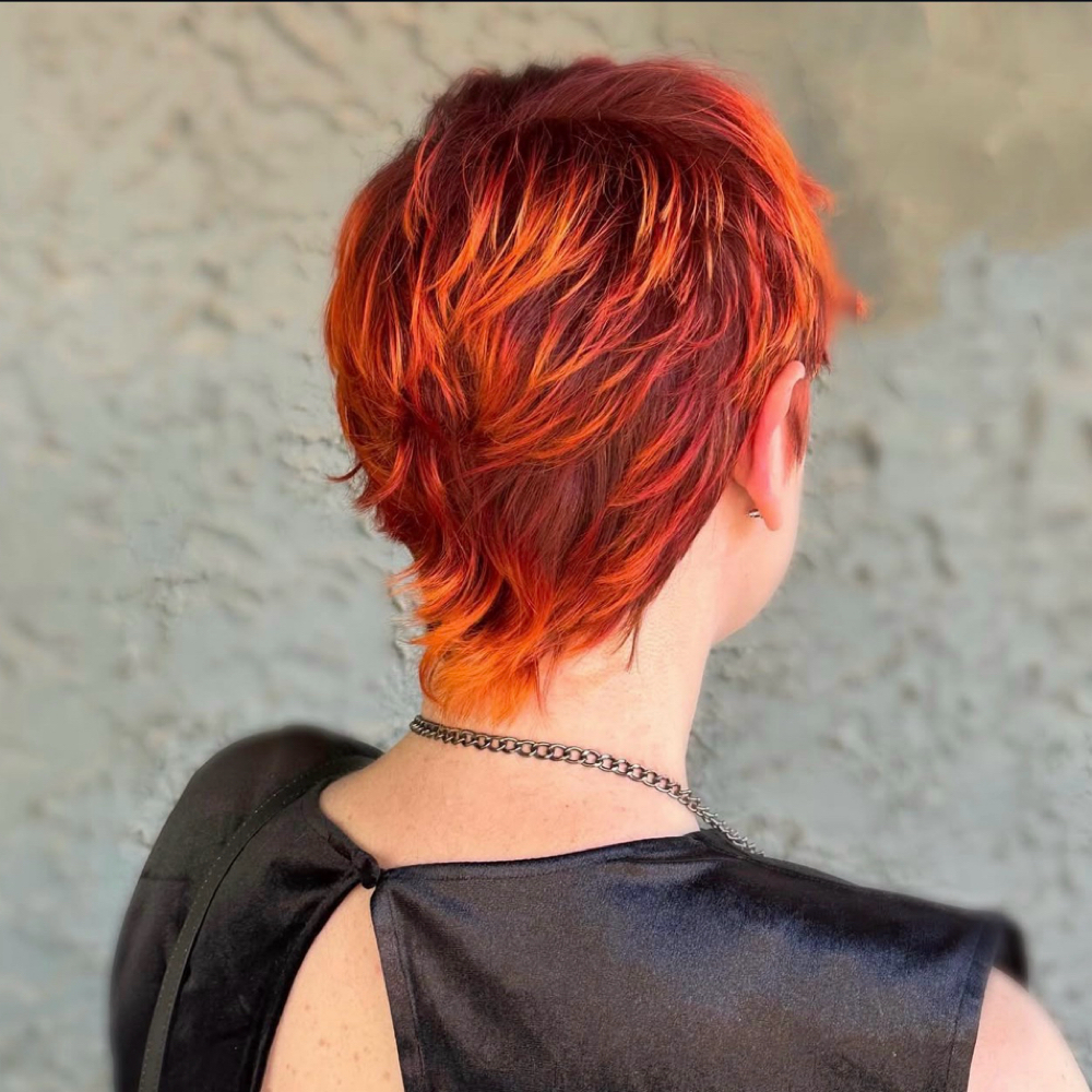 Sculpted Short Haircut at Bixa Hair Studio in San Antonio, TX