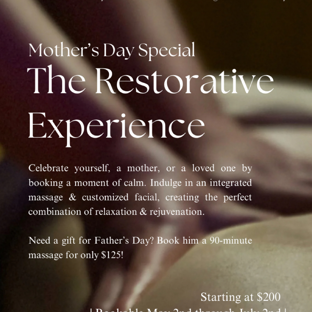 Mother’s/Father’s Day Specials at Restorative Skin & Body in Rocklin, CA