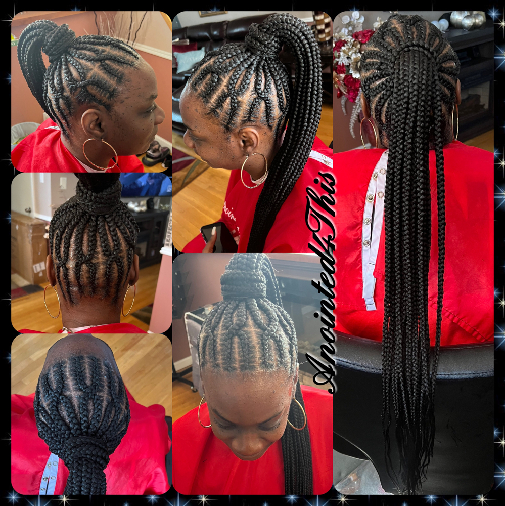 Criss Cross Ponytail