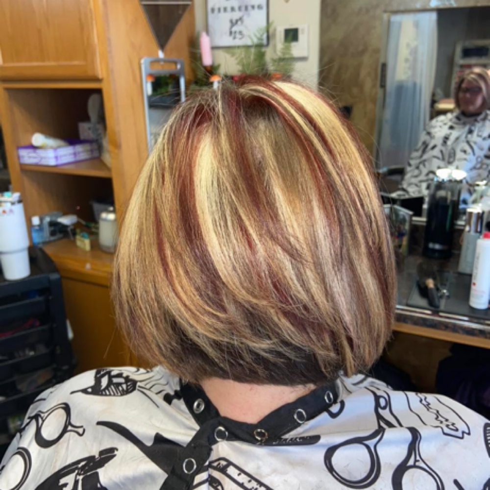 Haircut Womens Short Haircut at Happy Hippie Hair in Fair Grove, MO