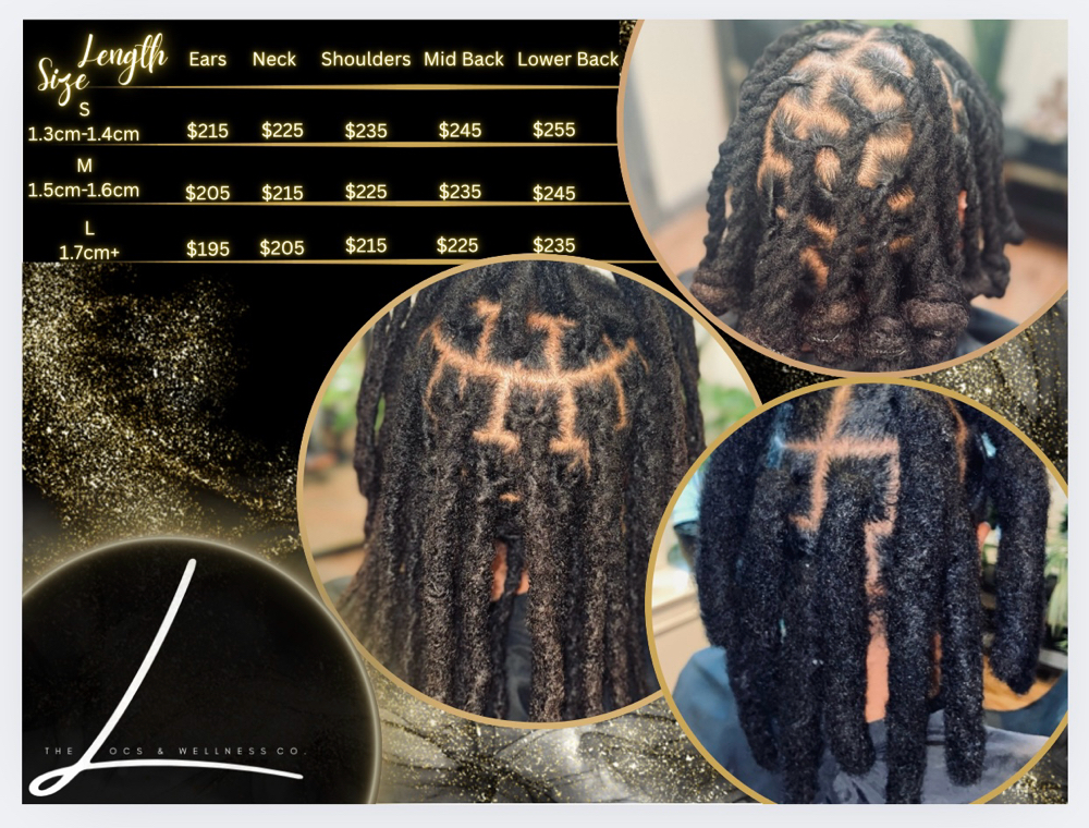 Large Locs & Wic Grooming at The Locs & Wellness Co. in St. Louis, MO