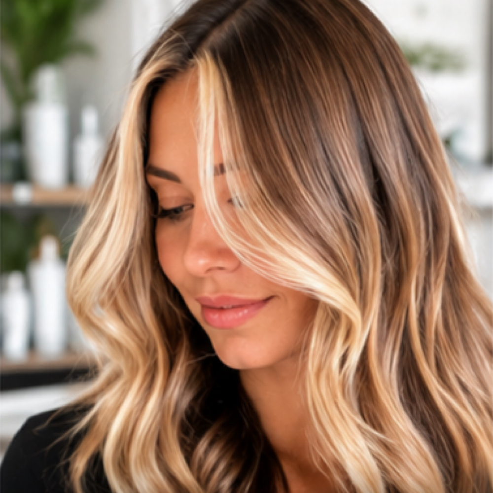 Face-Frame Blonding at Chosen Haven Salon in Menasha, WI