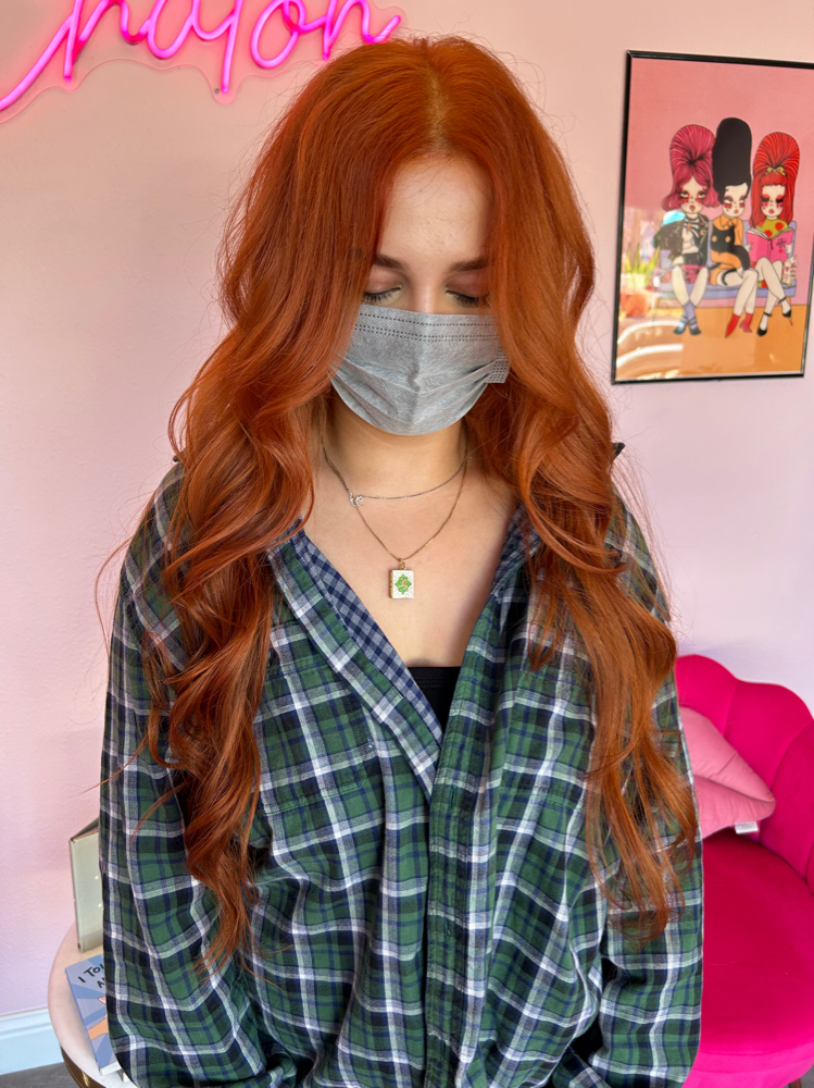 Hair Color Retouch & Gloss
