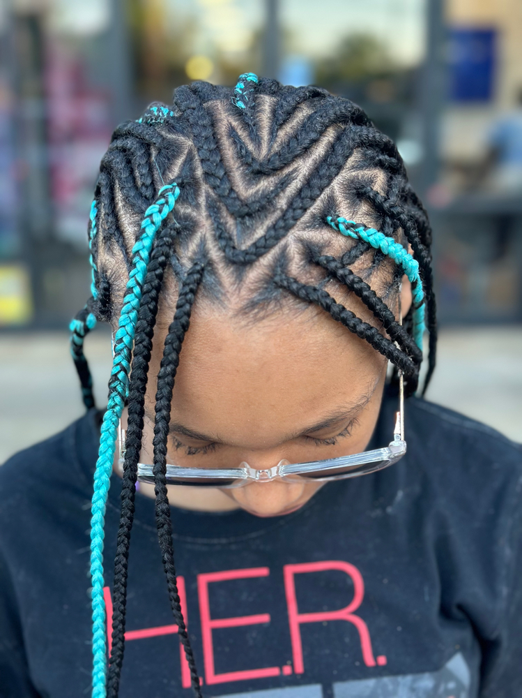 kids braids at mapamboli signature in atlanta, GA