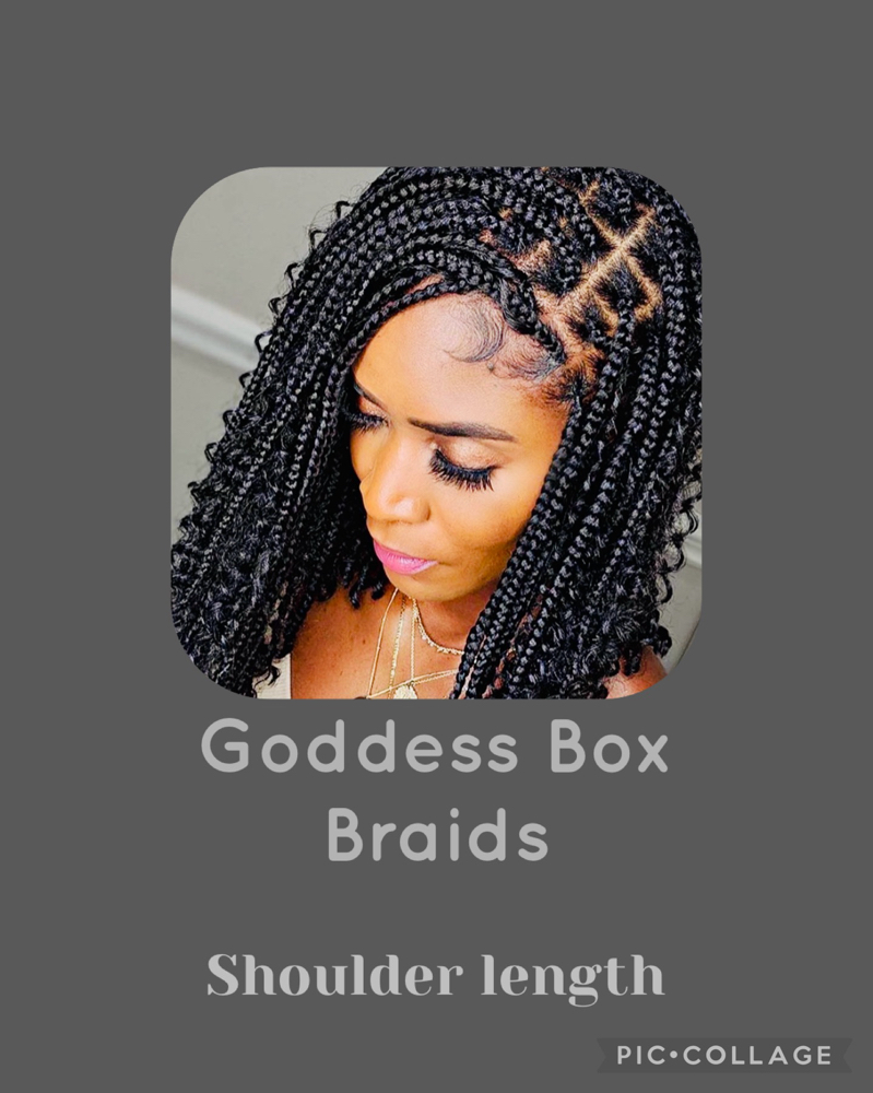 Goddess Box Braids- Shoulder Length