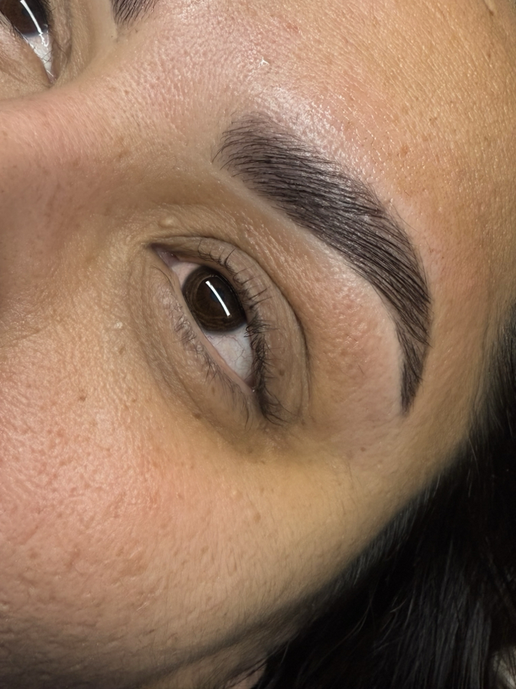 Brow lamination with Tint and Wax