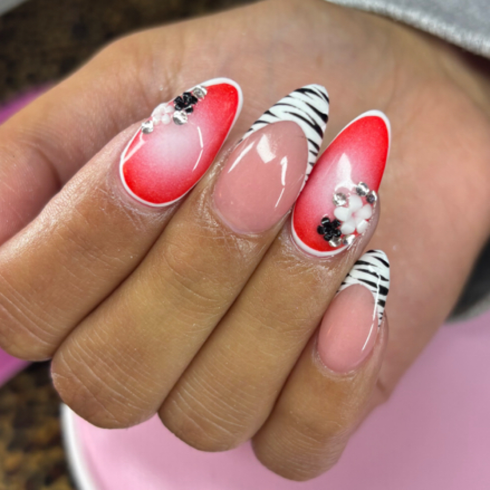Acrylic Overlay π at So Savannah in Lubbock, TX
