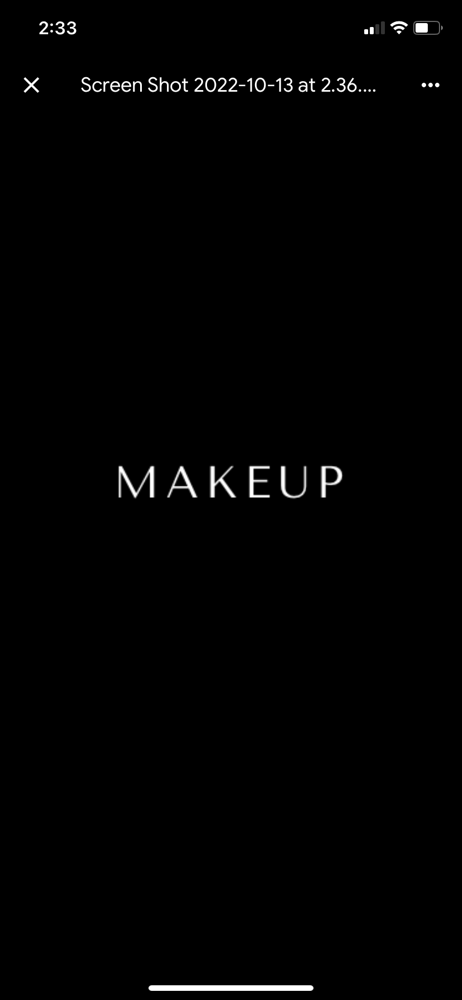 Makeup 1:1 Lesson