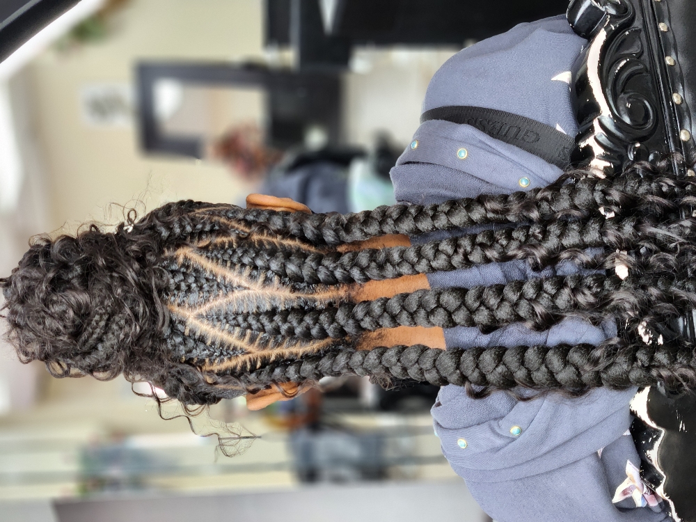 Jumbo Stitch Braids at MaryamuAfricanbraids in Newark, NJ
