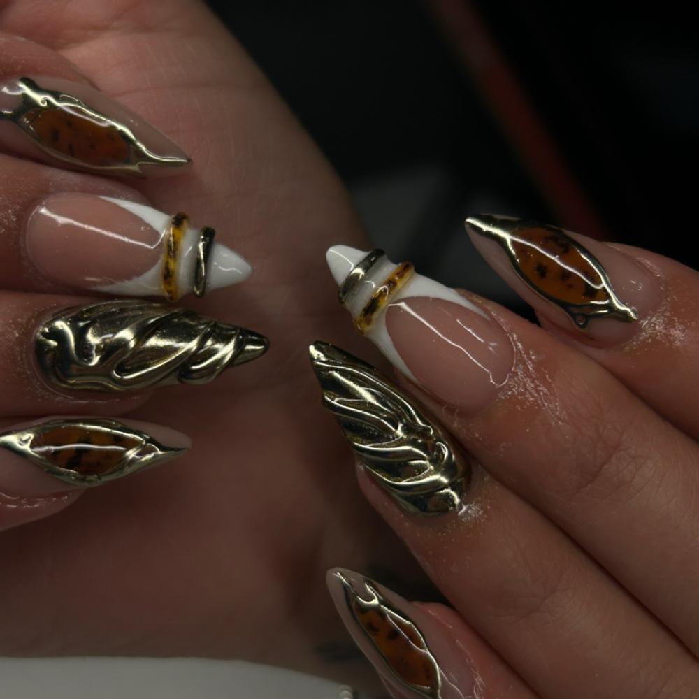 Tier 2 - Moderate Nail Art at Look At Em in Conway, SC