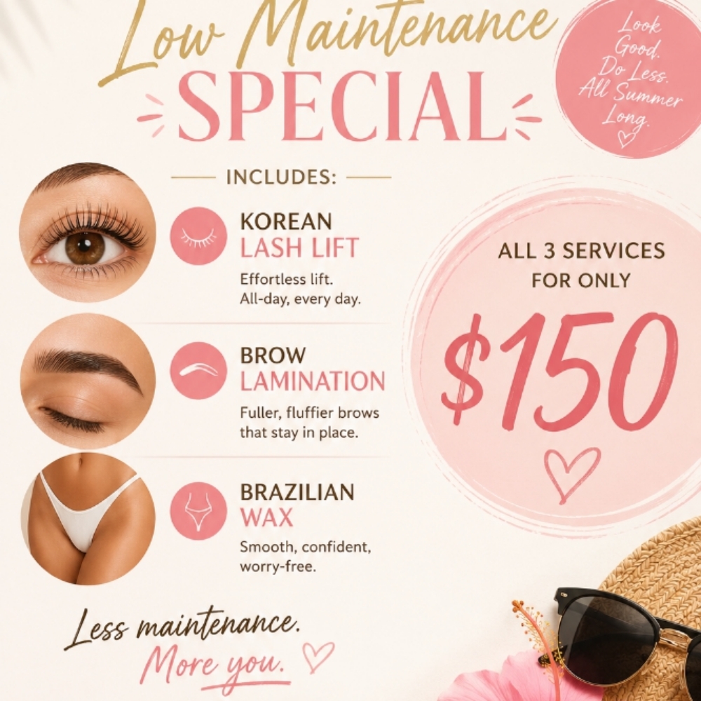 Summer Low Maintenance Special at Naked Nū in Broken Arrow, OK