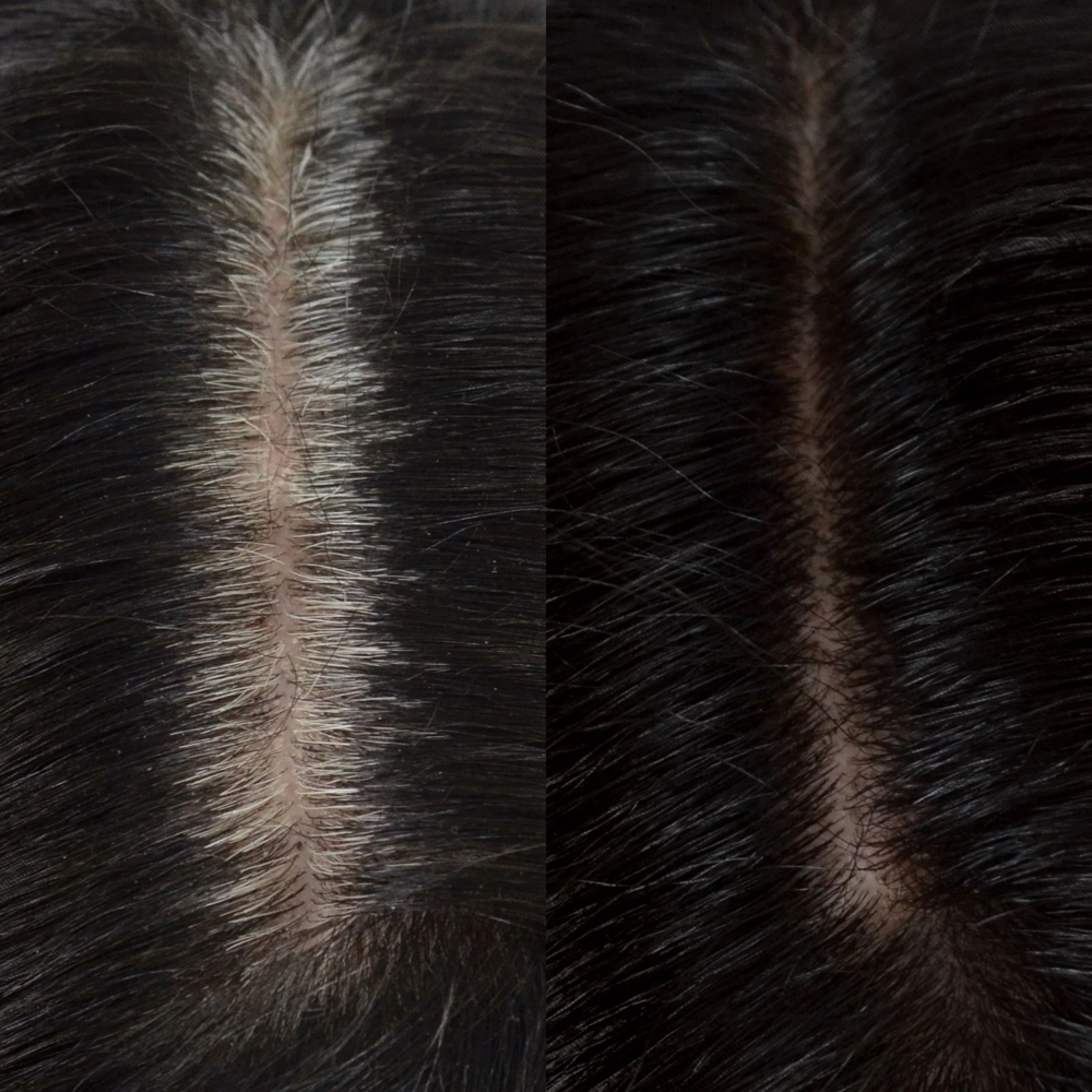 Root retouch at Studio207 in East Machias, ME