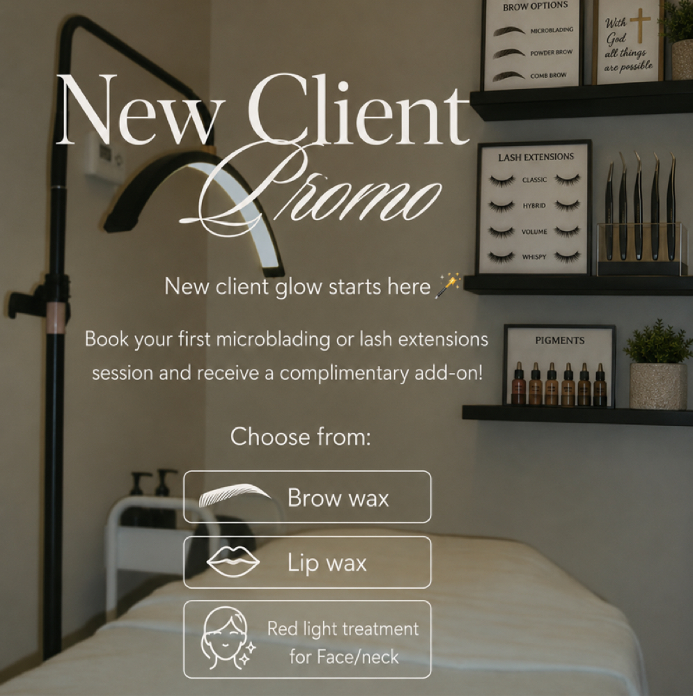 New Client September Promo at Hourglass in Vacaville, CA