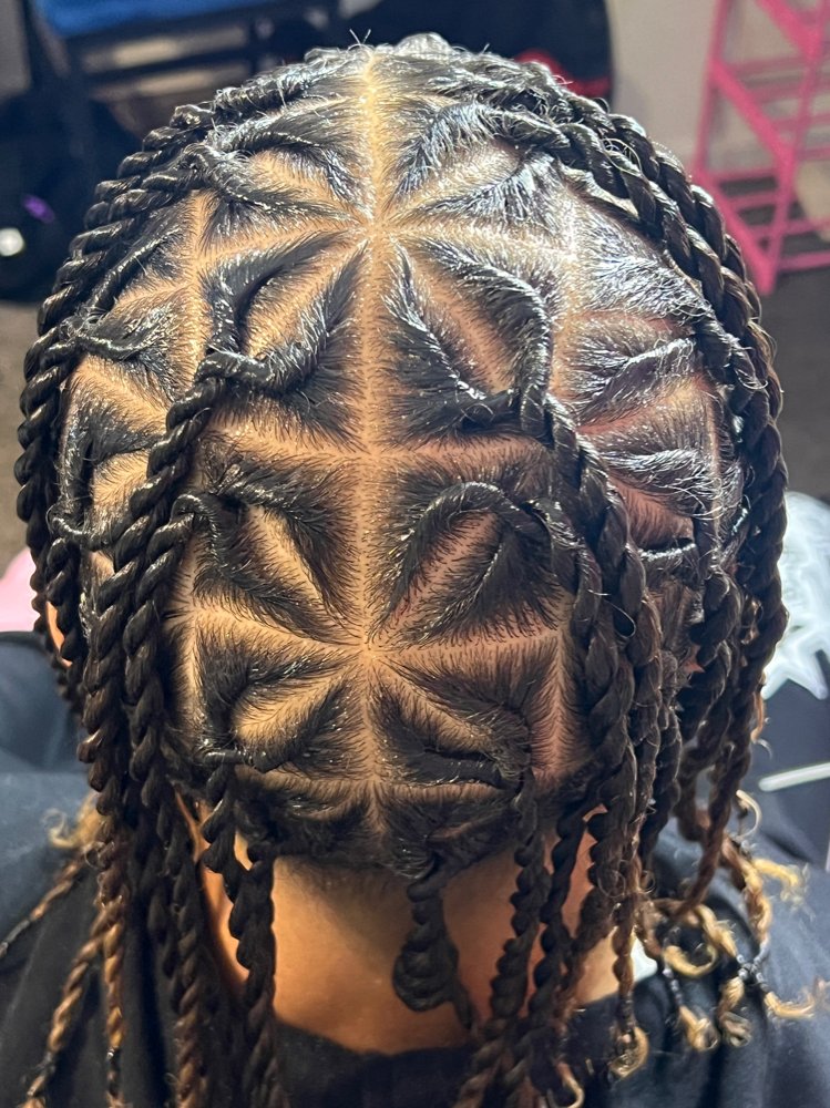 Mens Invisible Locs