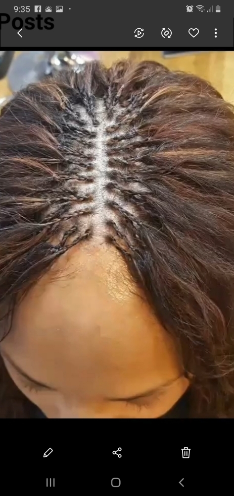 Micro braid Hairline/weave