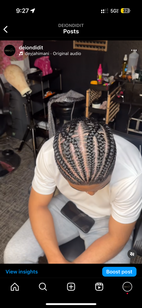 Mens Stitch Braids (design)