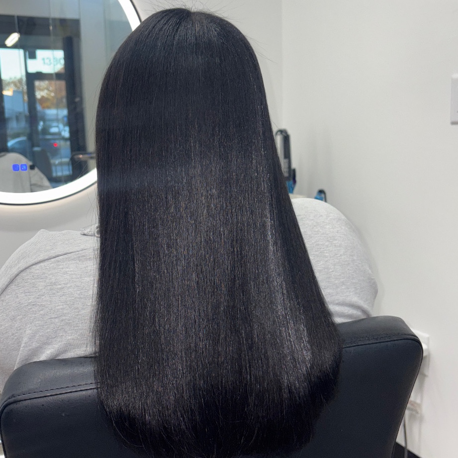 Shampoo & Style at Akilah Beauty studio in Roswell, GA