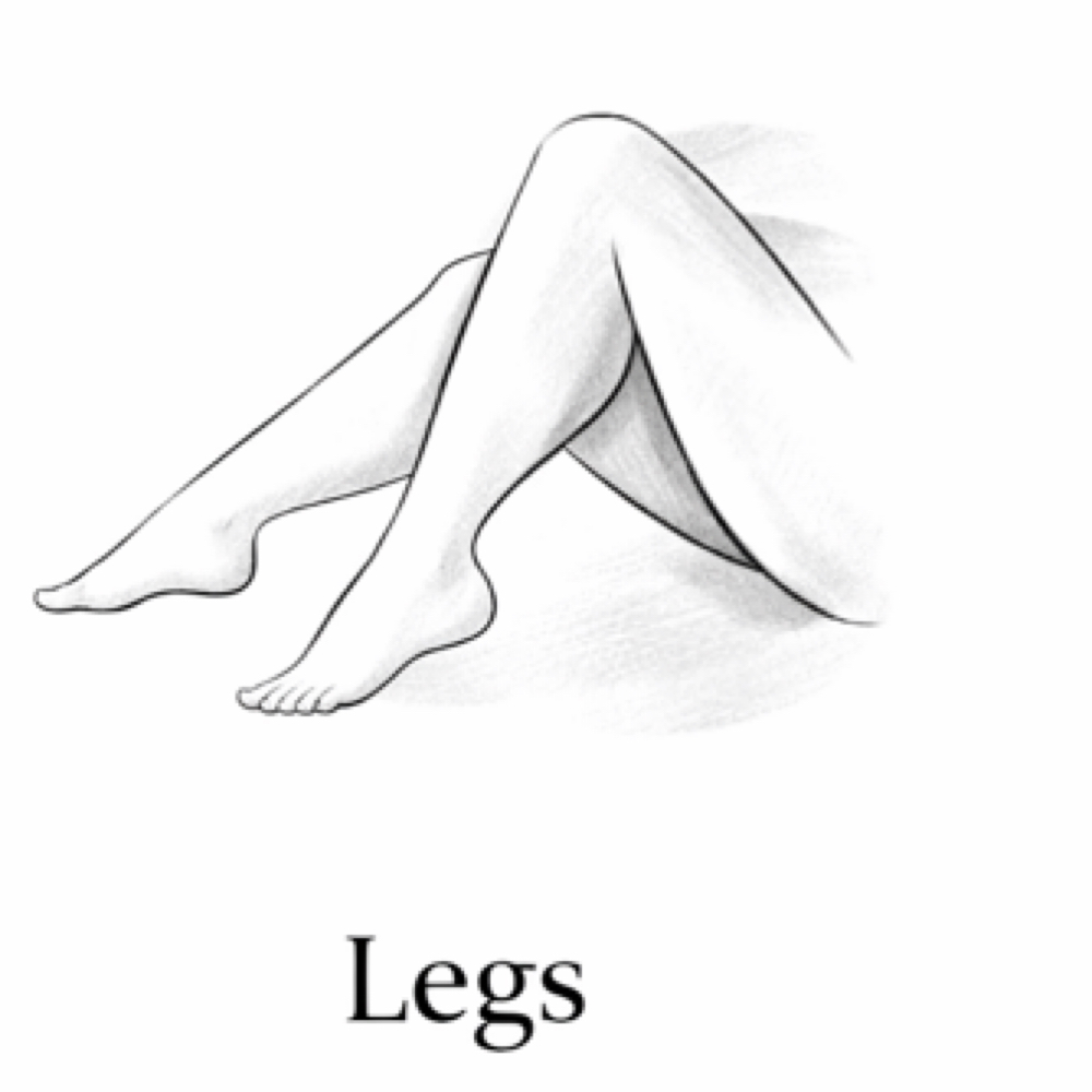 Lower Leg at Waterbaby Wax Co. in Canyon Lake, CA
