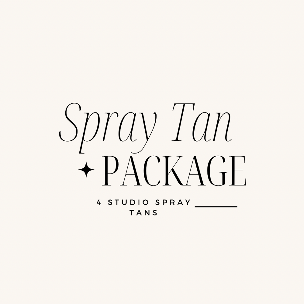 4 Spray Tans Package