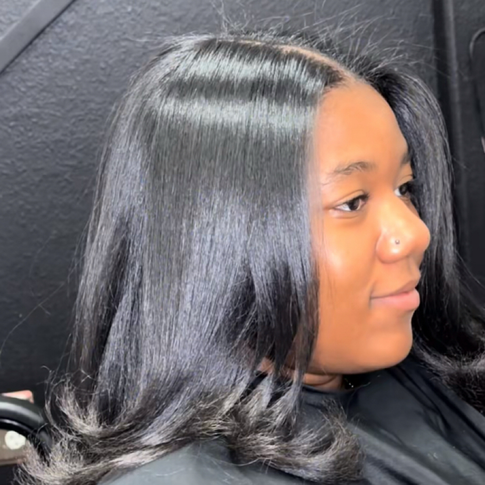 Silk Press (reocurring Clients Only at Luxe Beauty NC in Charlotte, NC