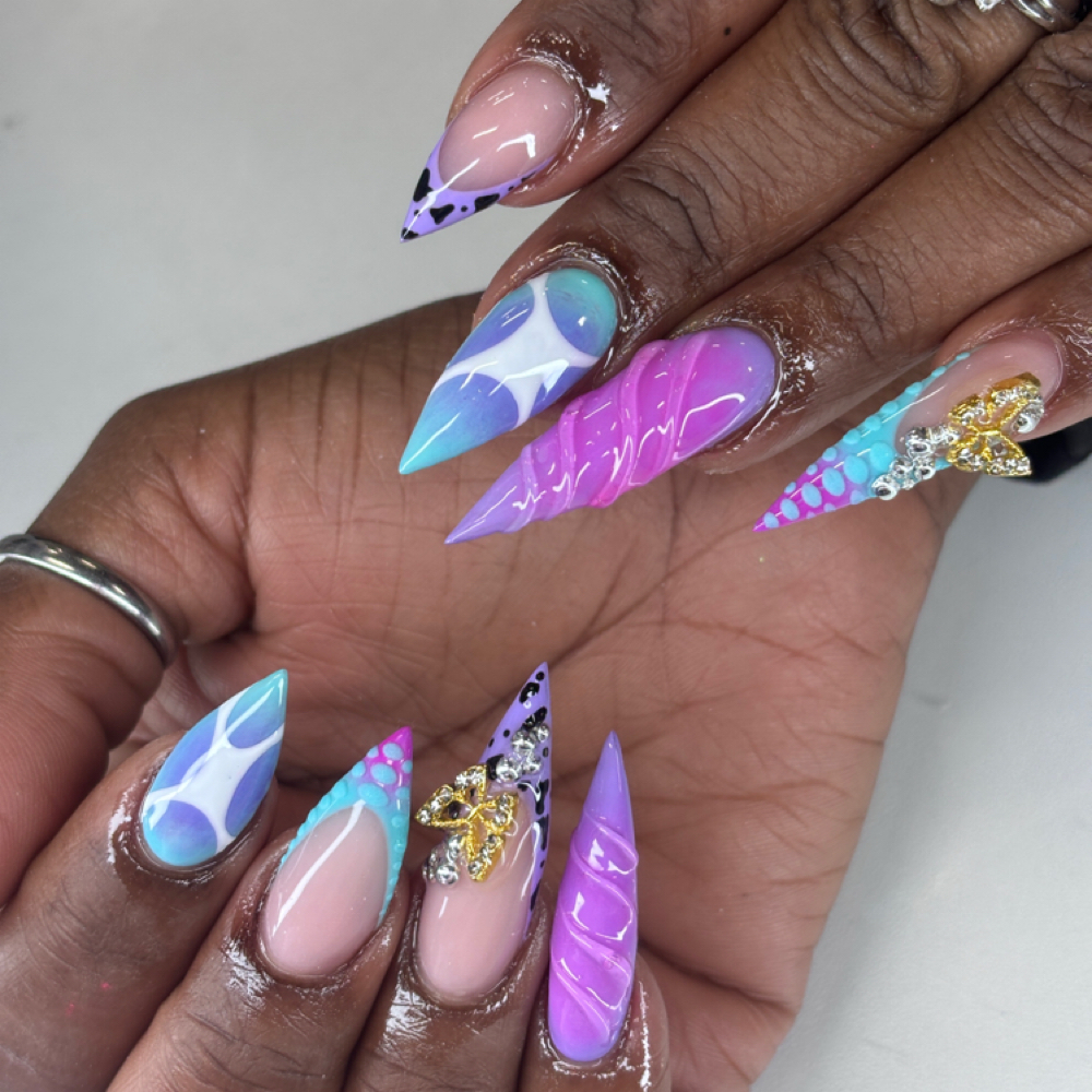 Polish Change at Nails By Abrianna in Pasadena, MD