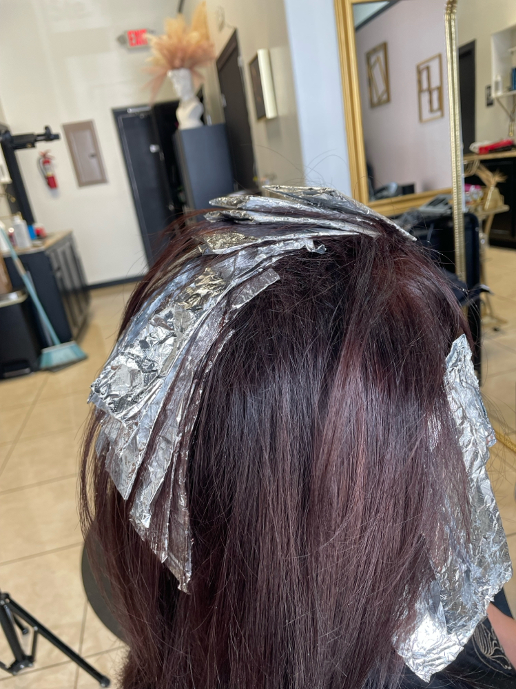 Partial Highlight/Balayage at Beloved Beauty Salon in McAllen, TX
