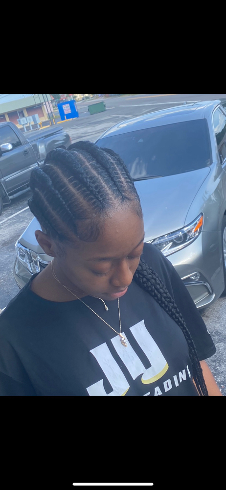 Stitch/Feed In Braids