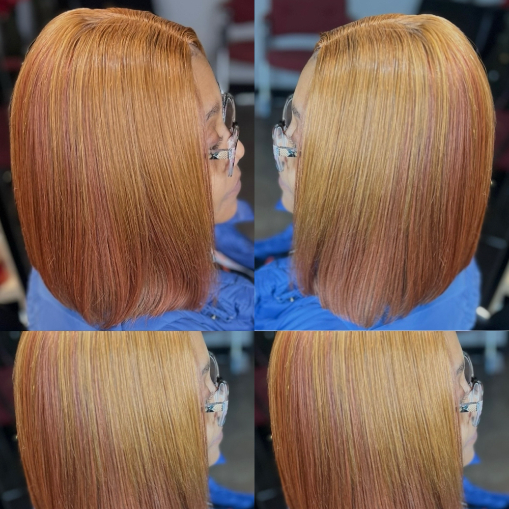 Closure Piece Quick Weave Bob💕 at NERDY GIRL BEAUTY STUDIO ✨✨ in 48034