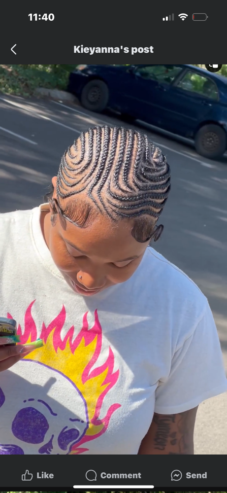 Small Boho Alicia Key Braids