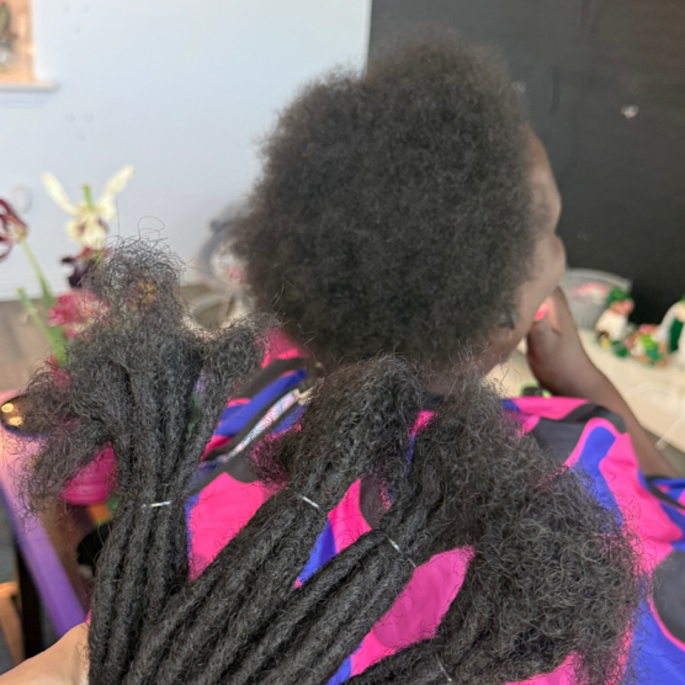 Starter Locs With Extensions at Loc'd in with Kilo in Forney, TX