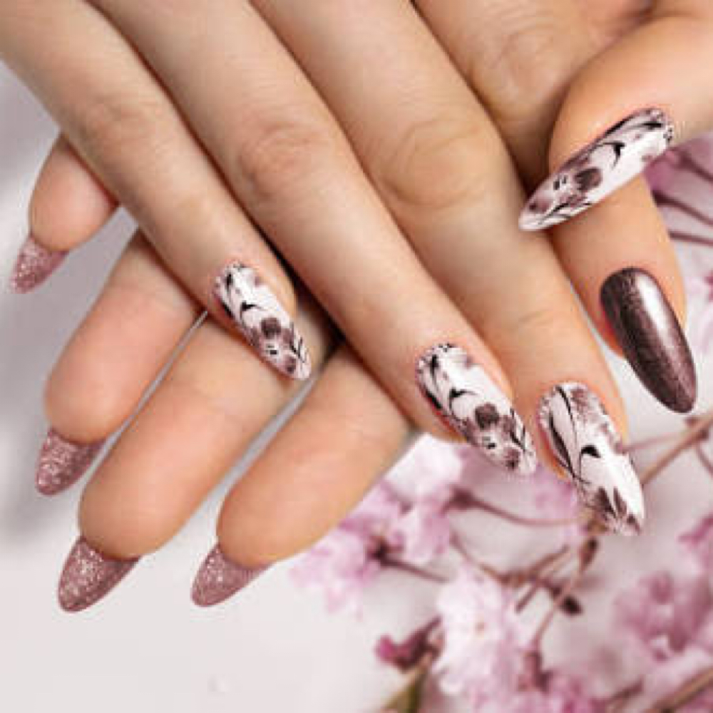 Hand Painted Nail Art (5-10 Nails) at Bombshell Aesthetics in Monaca, PA
