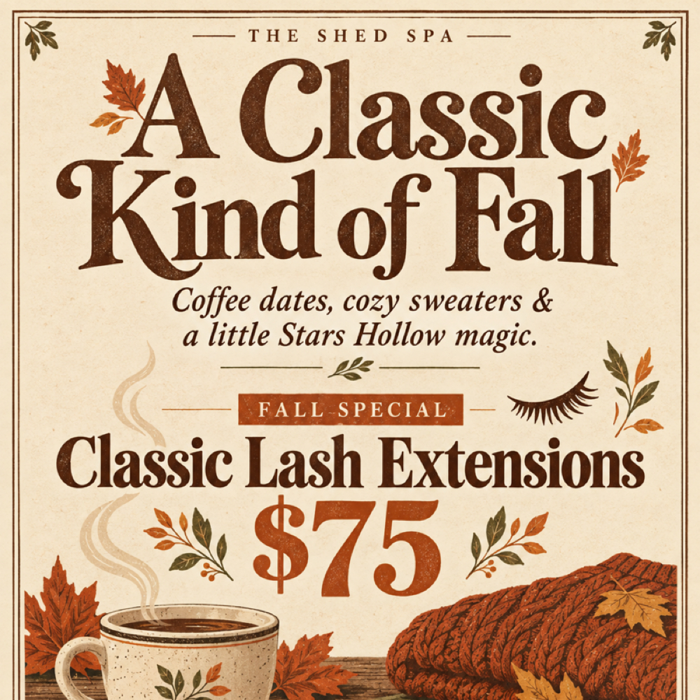 Classic Kind Of Fall at The Shed Spa - Seymour Aesthetician in Seymour, TN