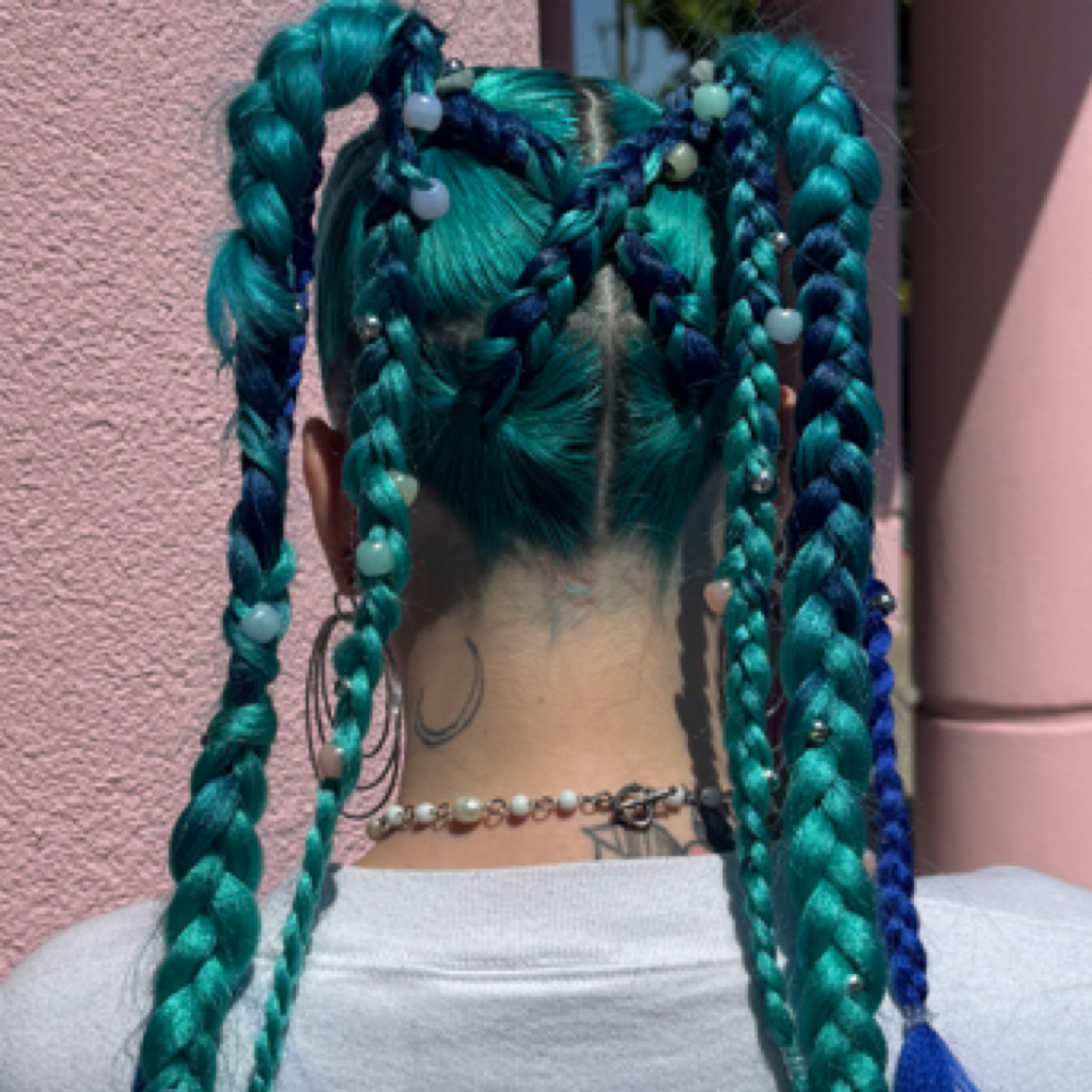 Rave Braids- Marley at LUXE Color Bar in Kennesaw, GA