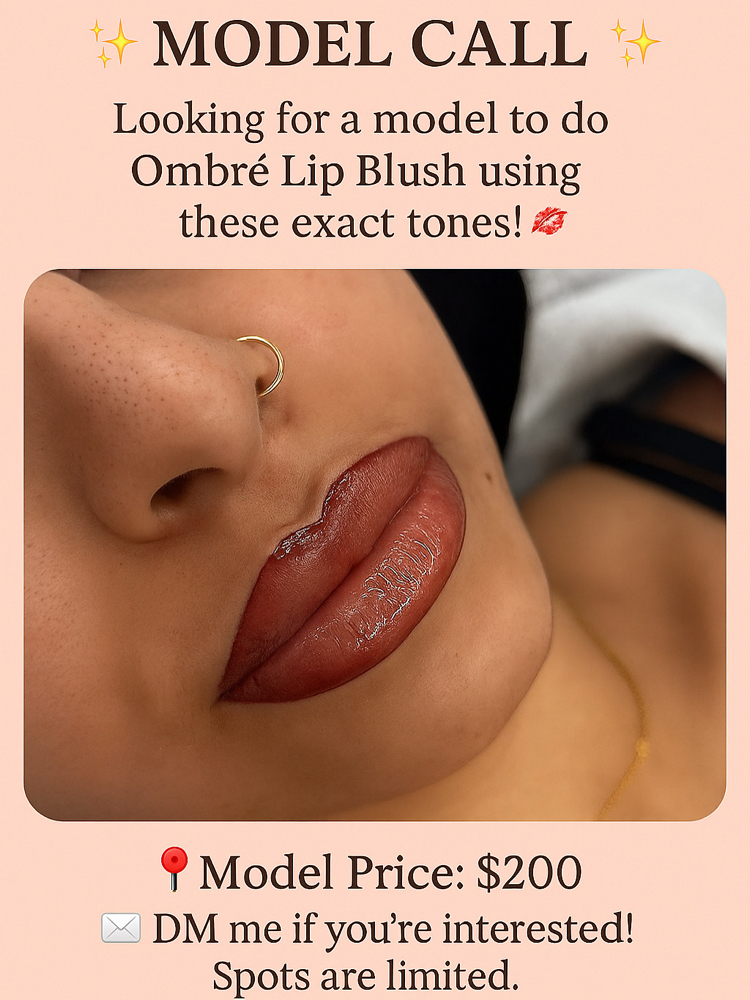 Ombre Lip Blush Model!