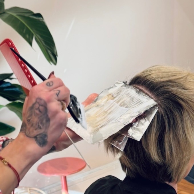 Partial Highight at Blunt Style House in Greensboro, NC