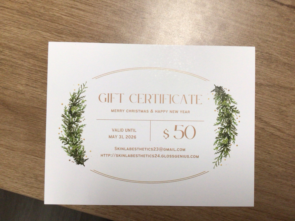 Christmas Gift Card $50