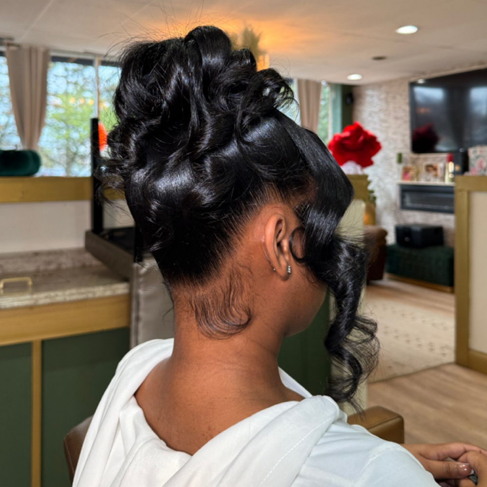 Pin Up Ponytail at Dolled By Cee in Roseville, MI