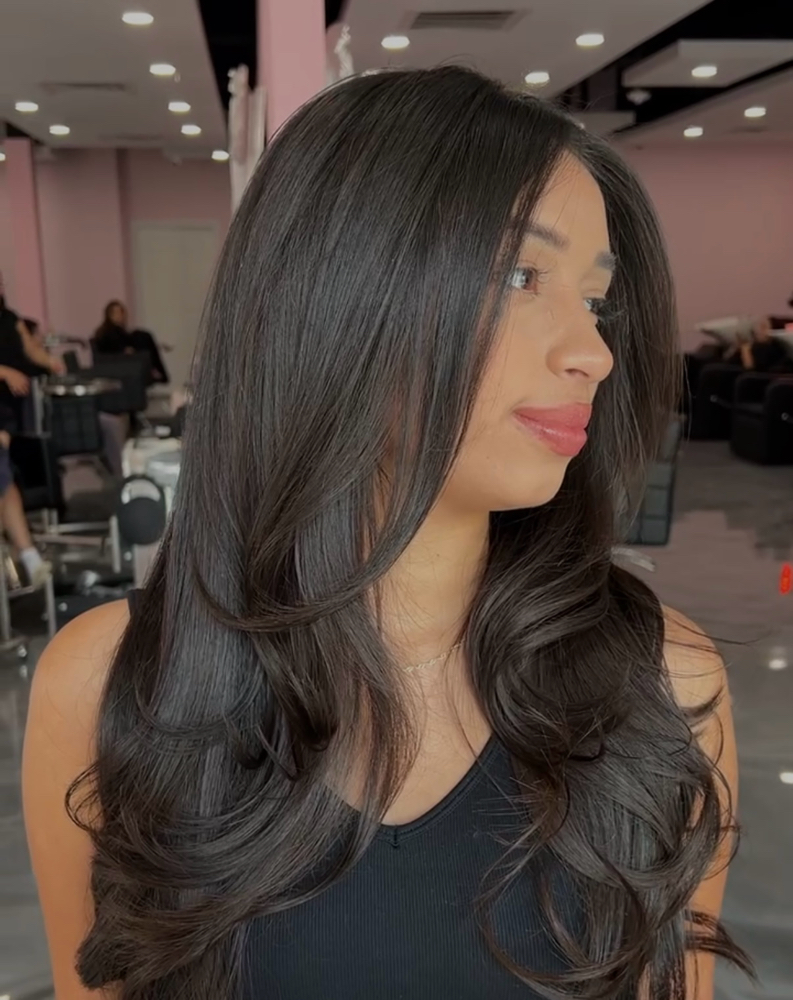 Bombshell Layered Haircut at JoceAllure in Houston, TX
