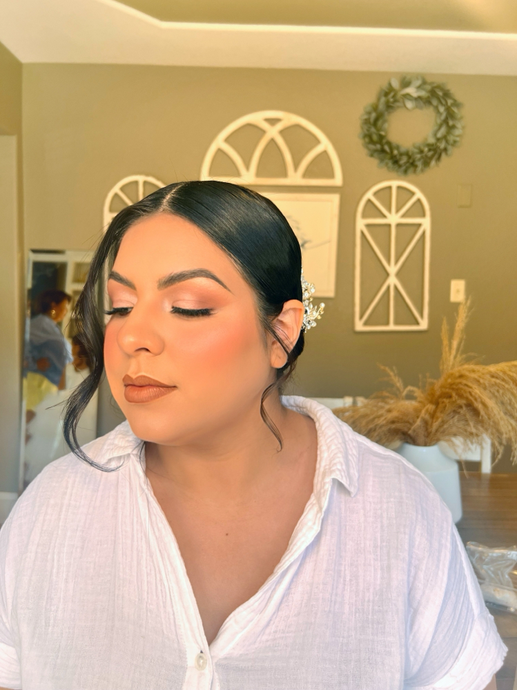 Soft Bridal Makeup And Hair