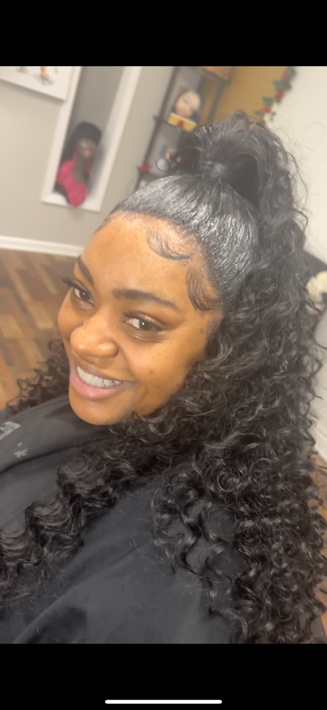 Frontal Ponytail/ Half Up&Down