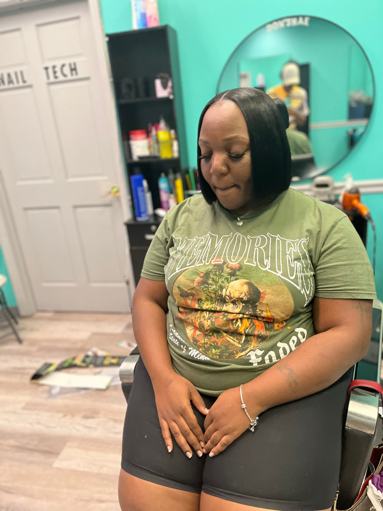 Bob Quick Weave w/ (Hair Included)