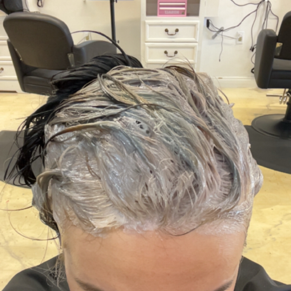 Bleach Root Retouch at curlupndye in Palisade, CO