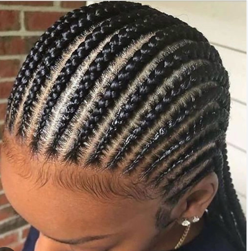 S/medium Straight Back Corn Rows