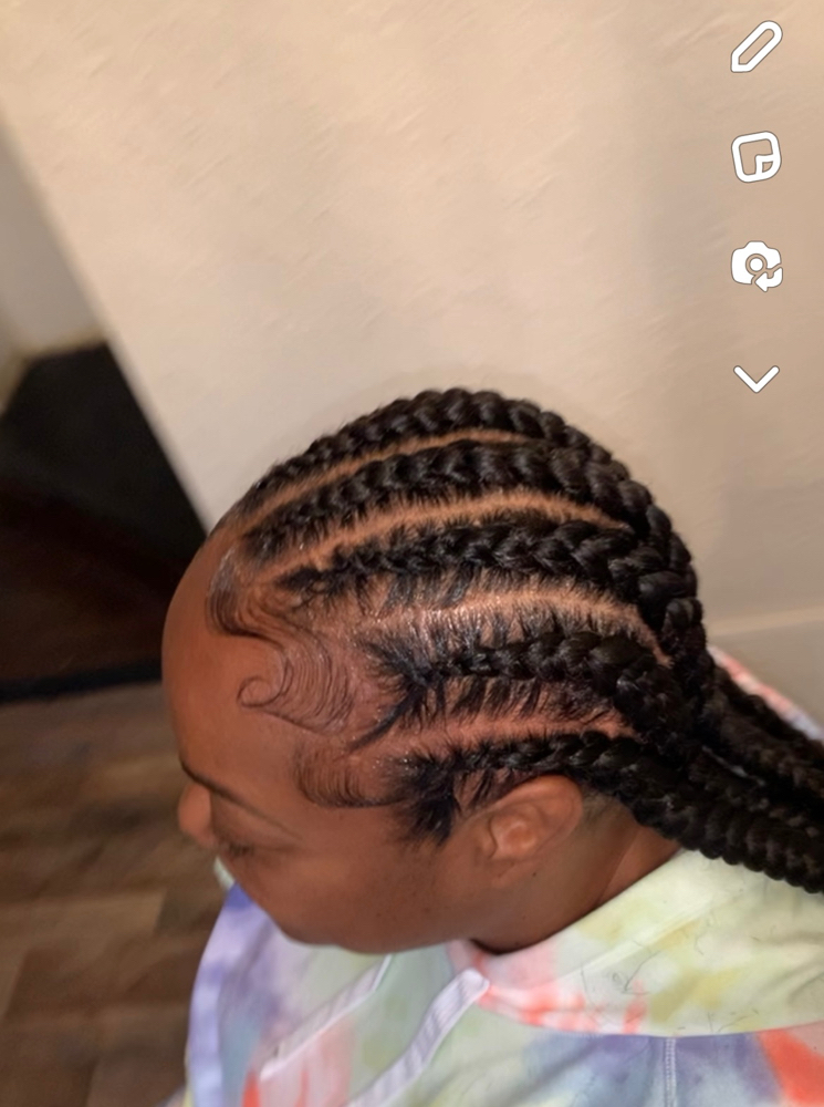 8 Straight Backs