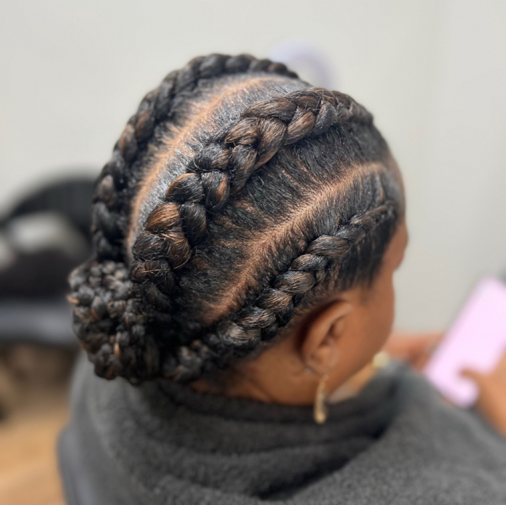 Feed-In Braids at WestAfrican Beauty Junction Braids in Prosper, TX