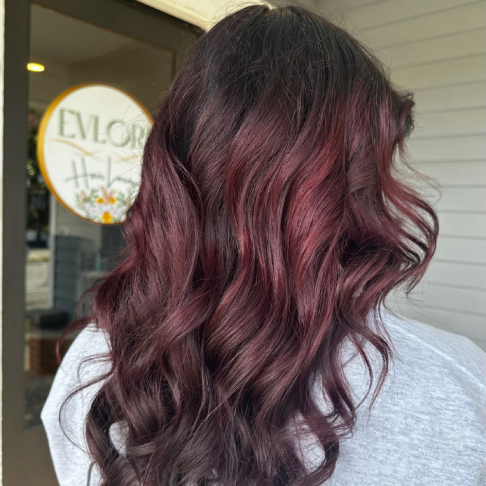 Partial Custom Color at Ravyn Just Hairstylist in New Albany, IN