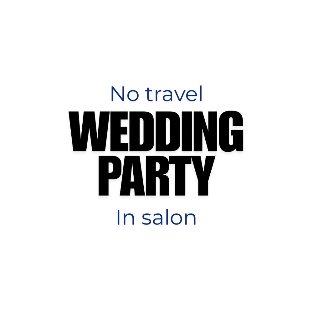Wedding party (No Travel In Salon)